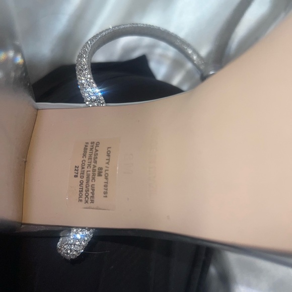 Steve Madden Silver Platform Heels - Picture 6 of 6